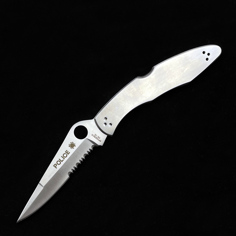 C07 Police Steel Handle Knife