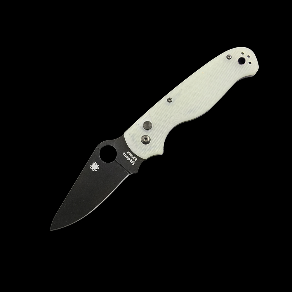C275 ButtonUp Carbon Fiber G‑10 Laminate Handle, 8Cr13MoV Steel