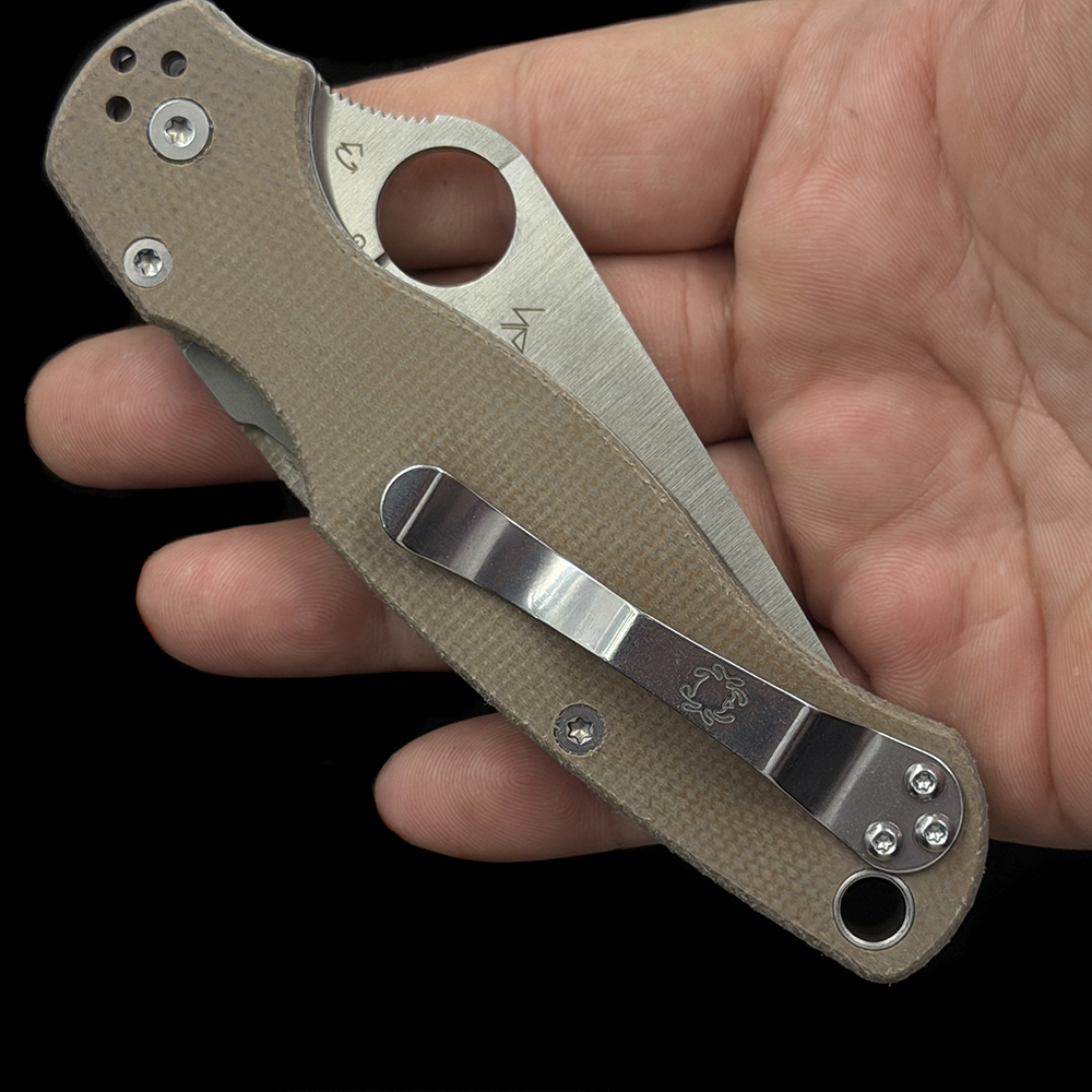 C81MPCW2 PM2  Micarta handle CPM CRUWEAR Bearing Folding knife