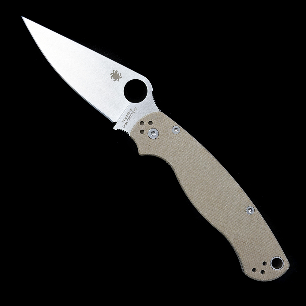 C81MPCW2 PM2  Micarta handle CPM CRUWEAR Bearing Folding knife