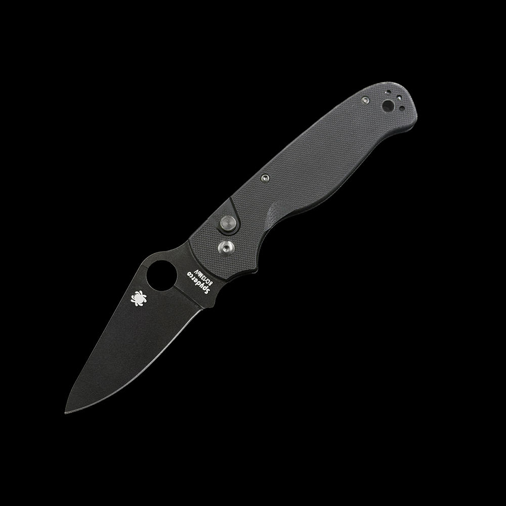 C275 ButtonUp Carbon Fiber G‑10 Laminate Handle, 8Cr13MoV Steel