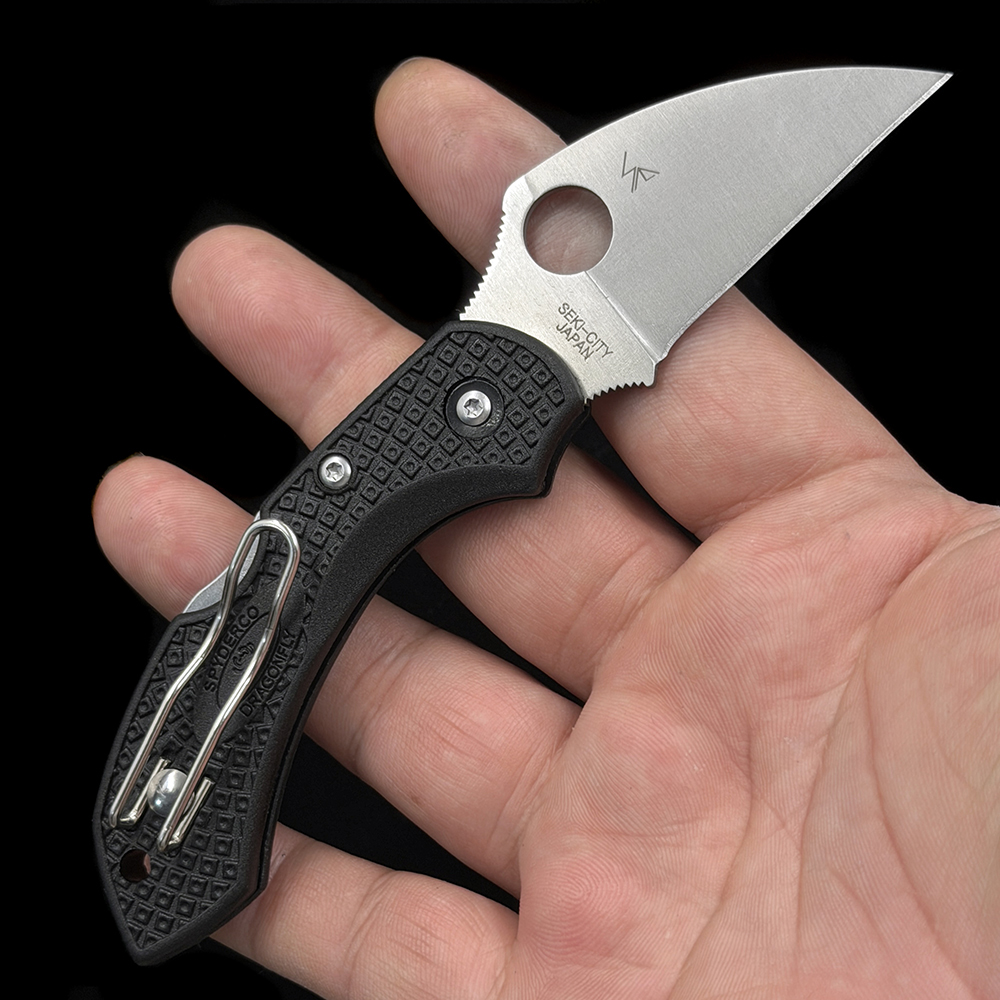 C28 Dragonfly 2 Wharncliffe FRN Handles Folding Knife
