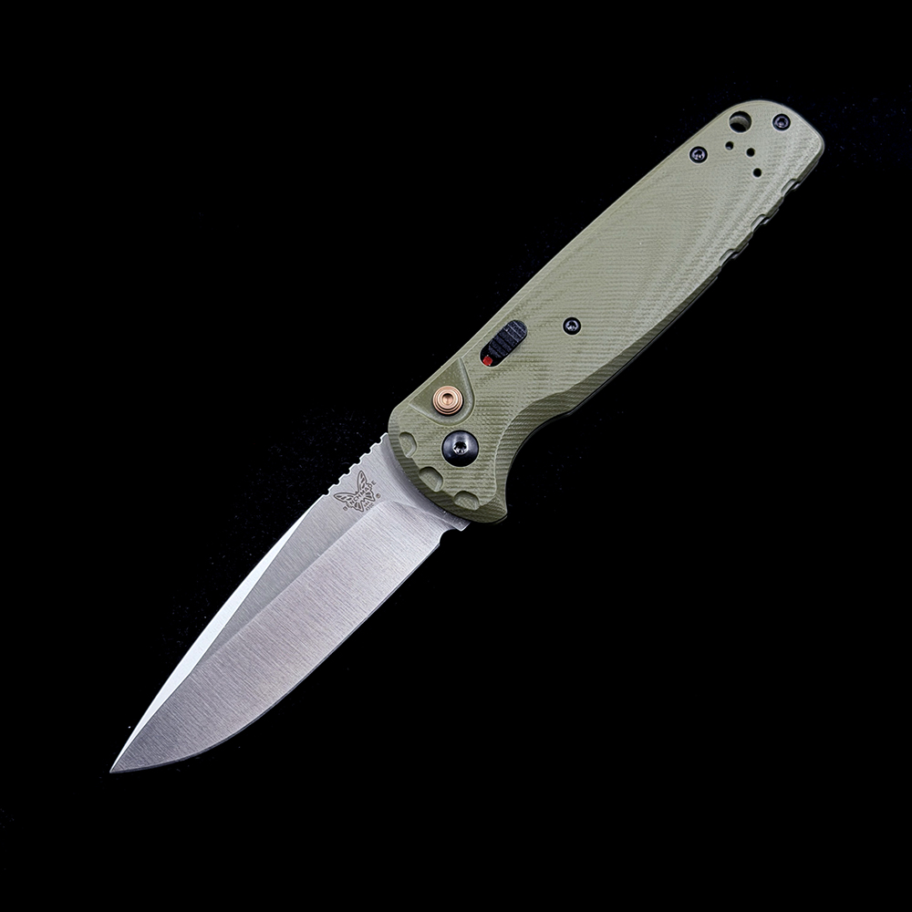 BM 4300 CLA G10 handle AUTO Folding Knife