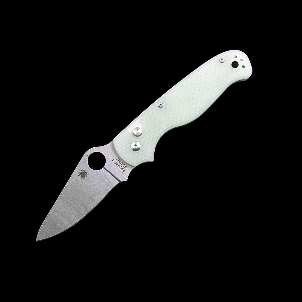 C275 ButtonUp Carbon Fiber G‑10 Laminate Handle, 8Cr13MoV Steel