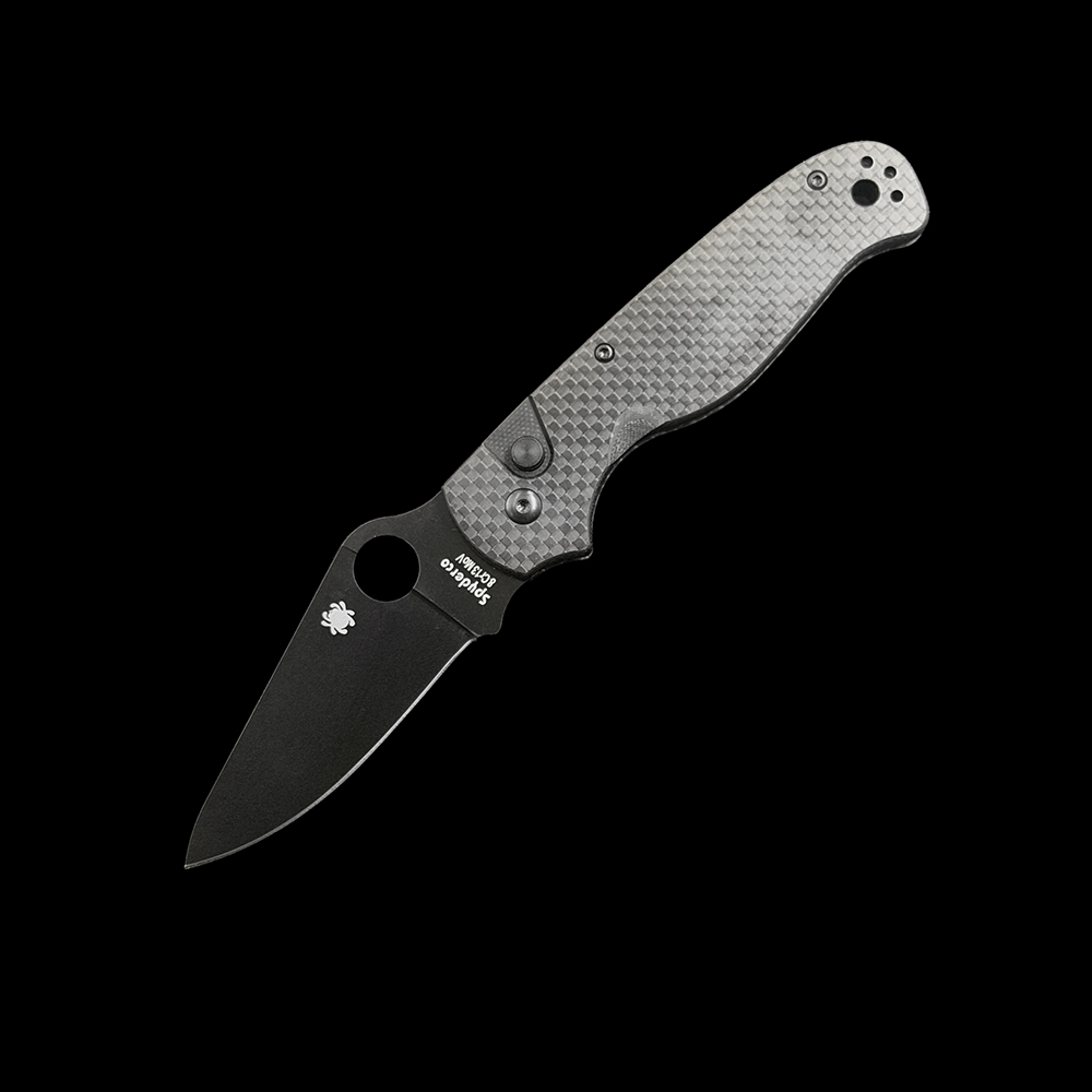 C275 ButtonUp Carbon Fiber G‑10 Laminate Handle, 8Cr13MoV Steel