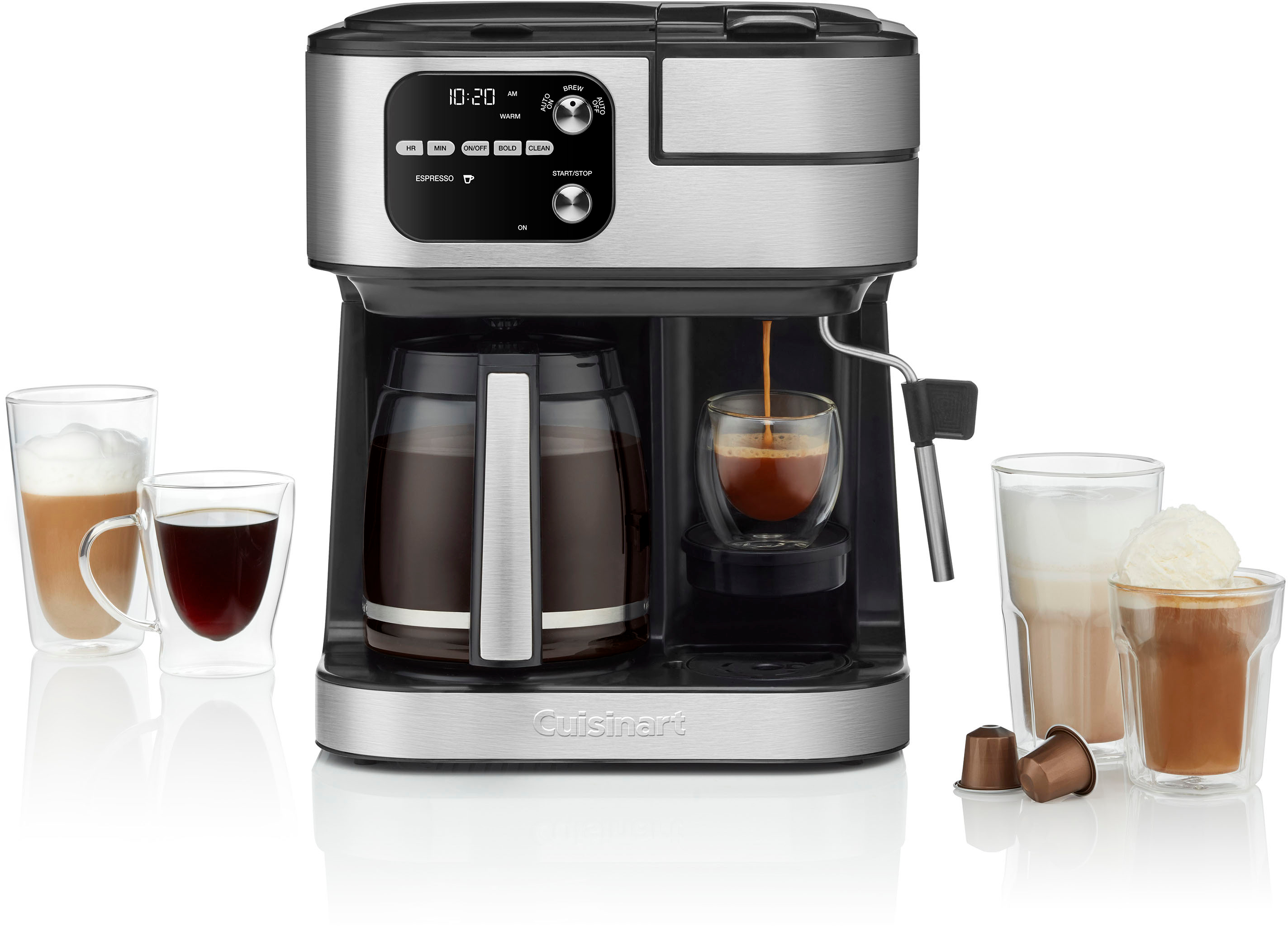 Cuisinart - CoffeeCenter 12-Cup  Coffee Maker Barista Bar 4-In-1 Coffeemaker - Black
