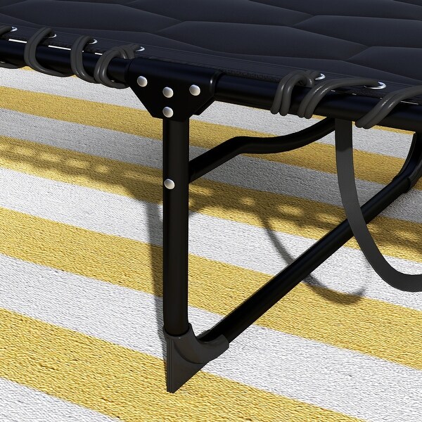 Folding Chaise Lounge Set with 5level Reclining Back,Lounge Tanning Chair with Padded Seat,Side Pocket and Headrest