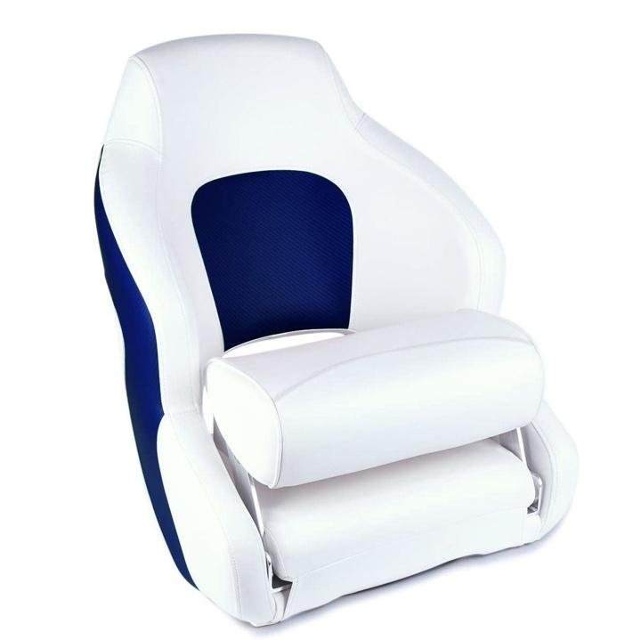 Premium Boat Seats | Two Tone Captain’s Bucket Boat Seats Model A