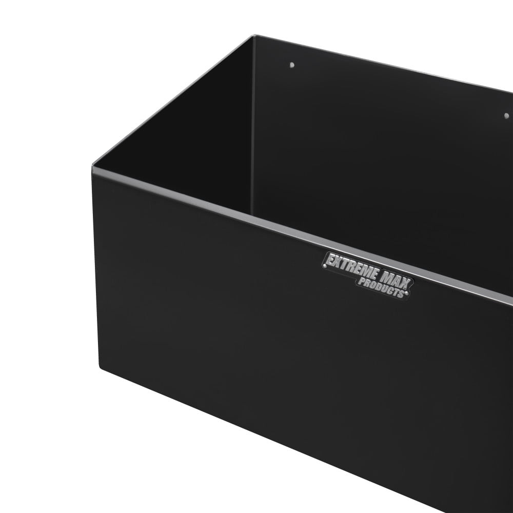 2026 Extreme Max Dual Fuel Jug Holder – Aluminum Design for Two 5 Gallon Jugs, Black Storage Organizer for Trailers & Garages