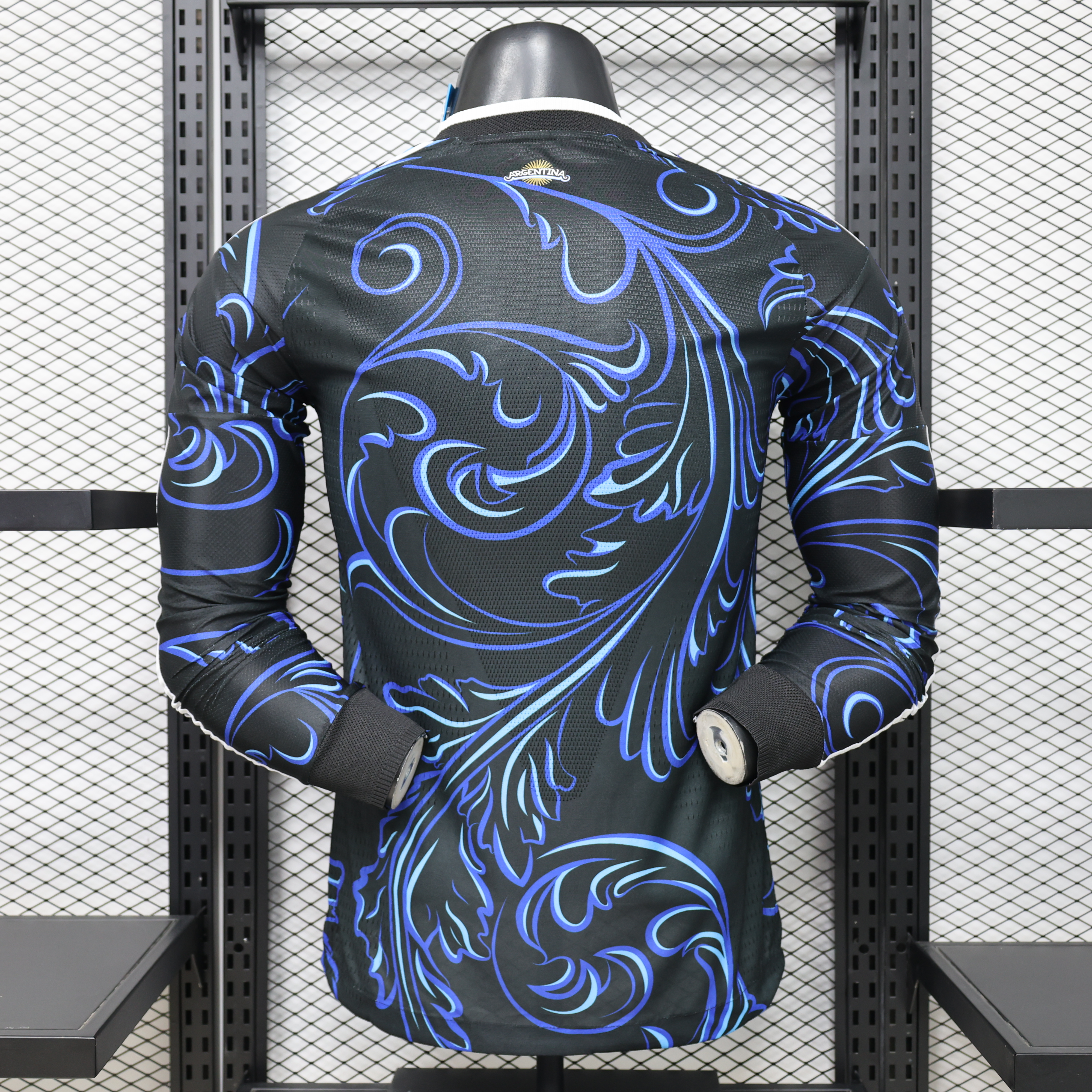 Player Version 2026 World Cup Argentina Away Jersey Long Sleeves S-3XL
