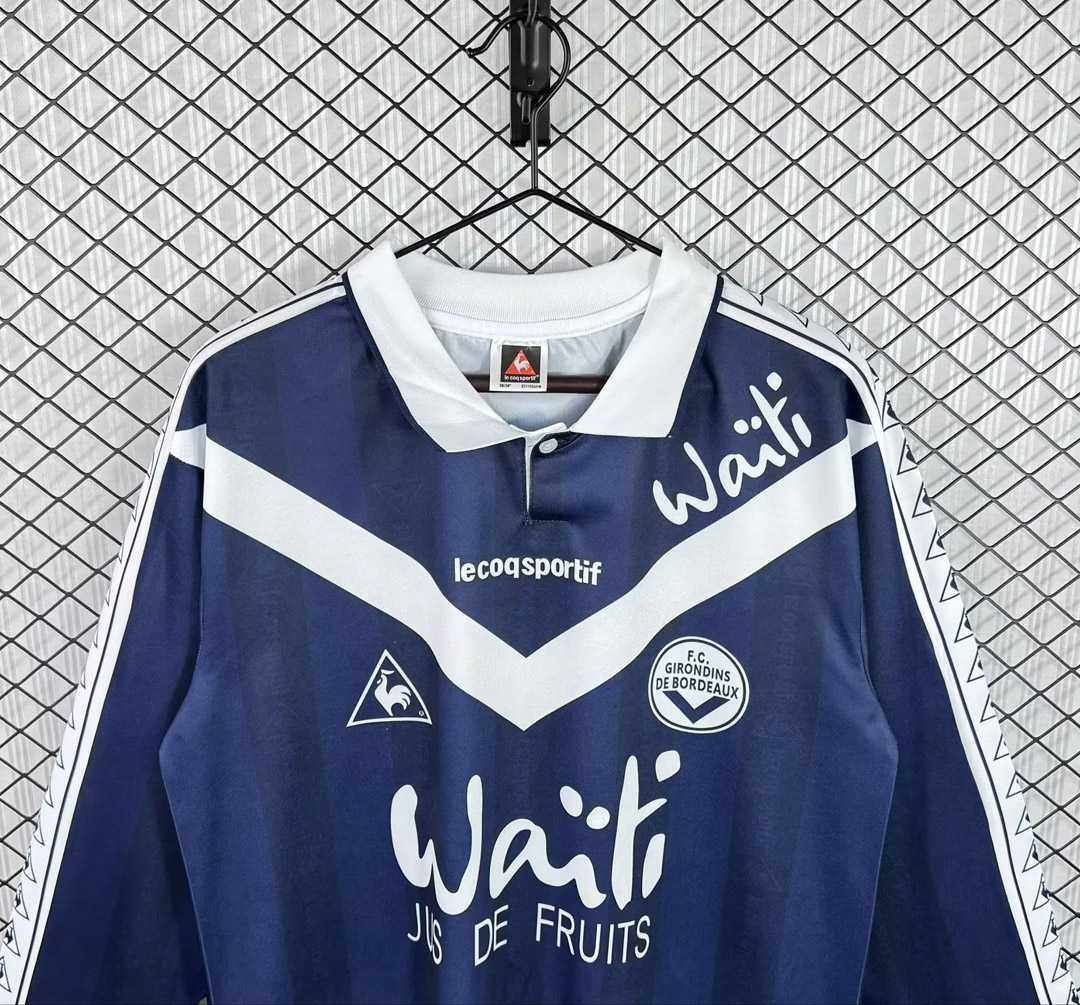 FC Girondins de Bordeaux 1996/97 Home Jersey Long Sleeves S-XXL