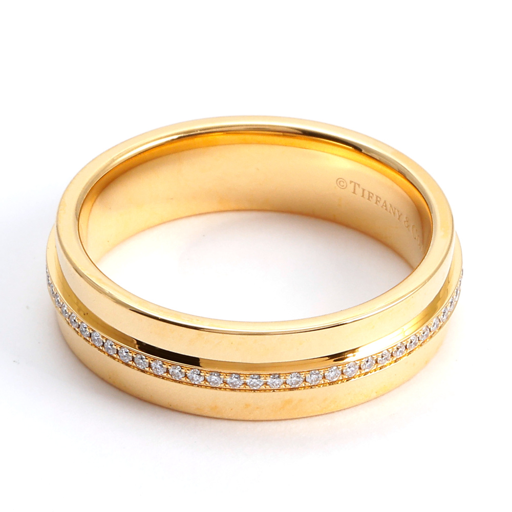 Tiffany & Co. Tiffany T Wide Diamond Ring 18K Yellow Gold 60150866