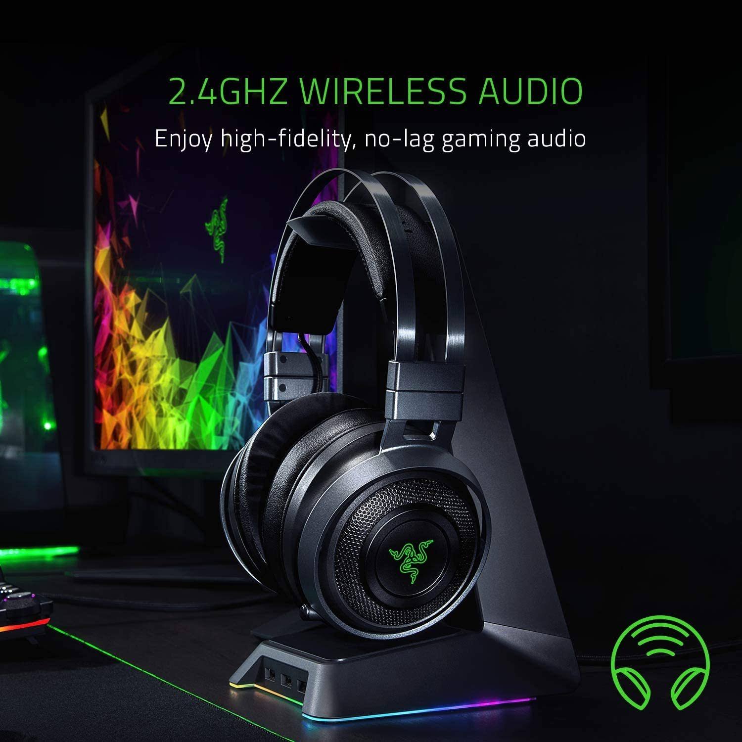 Razer Nari Ultimate Wireless Gaming Headset - HyperSense Technology - THX Audio