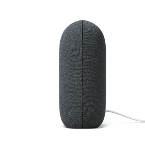 Google Audio Bluetooth Speaker - Wireless Music Streaming, Powerful Sound, Assistant Built-in, Wi-Fi and Bluetooth Connectivity, Smart Home Control, Stereo Pairing (Charcoal)