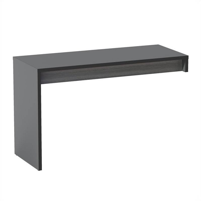 Nexera Sereni-T 3 Drawer Reversible Desk in Black and Ebony