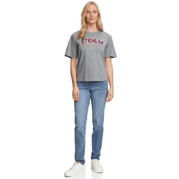 Jonas Nielsen Damen Mom-Jeans mit Used-Waschung