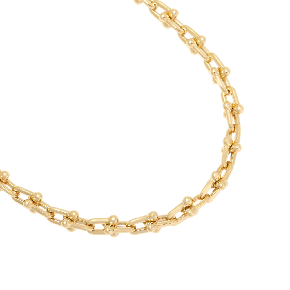 Tiffany & Co. Hardware Microlink Necklace 18K Yellow Gold 73584493