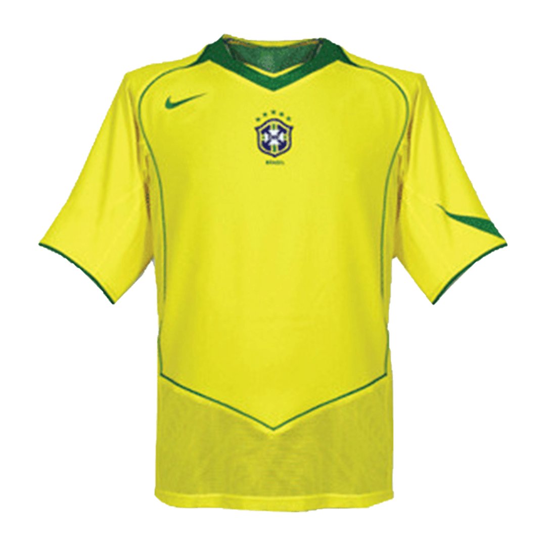 Retro Soccer Jersey Brazil Home 2004