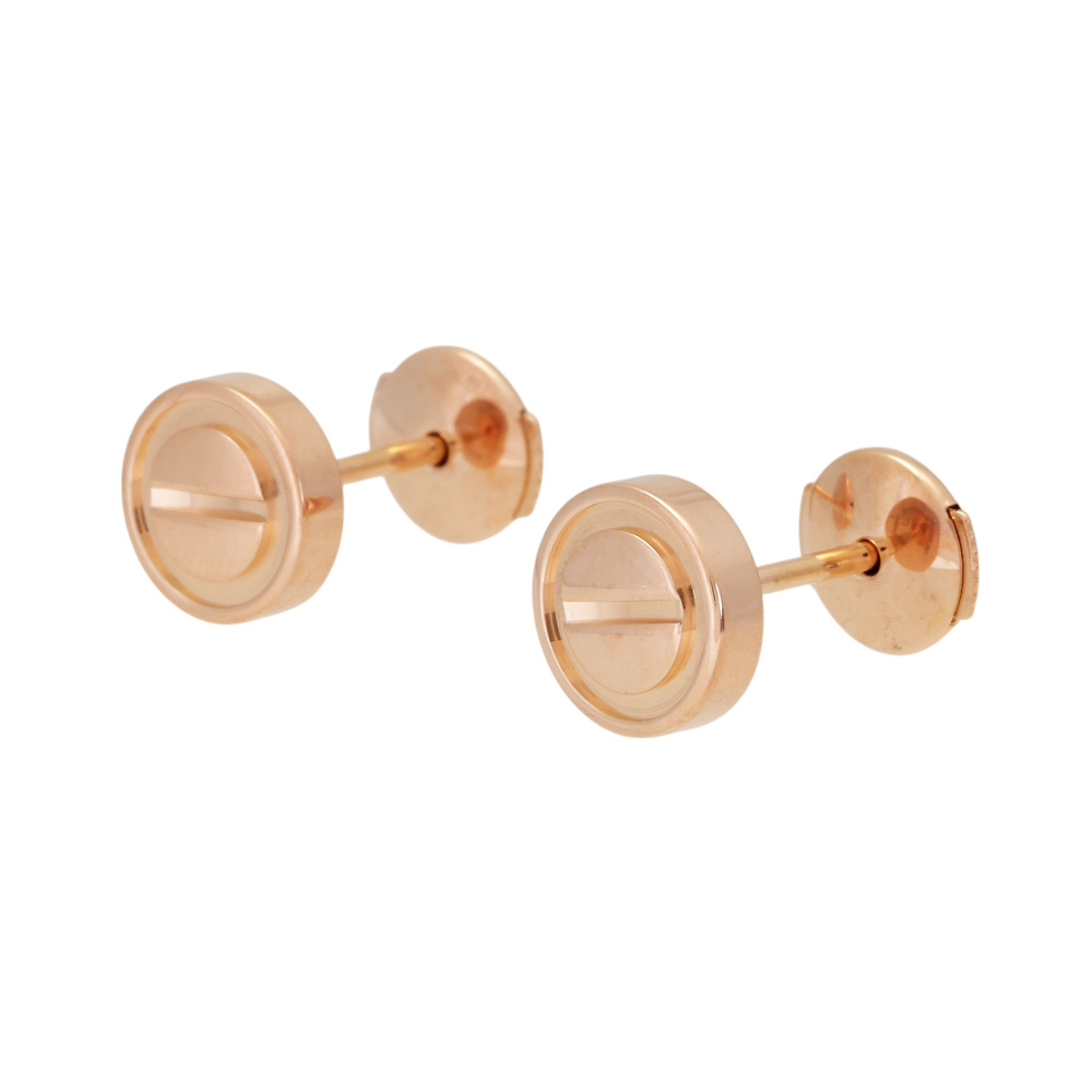 Cartier Love Earrings 18K Rose Gold B8301254