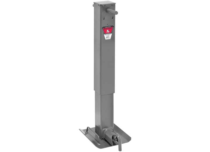 BULLDOG 182400 HD Square Trailer Jack, 12,000 lbs. Support Capacity, Sidewind, 12-1/2 Inch Travel, No Handle