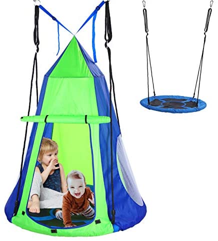 KOKSRY Swings for Kids,Hanging Tree Swing Tent for Kids