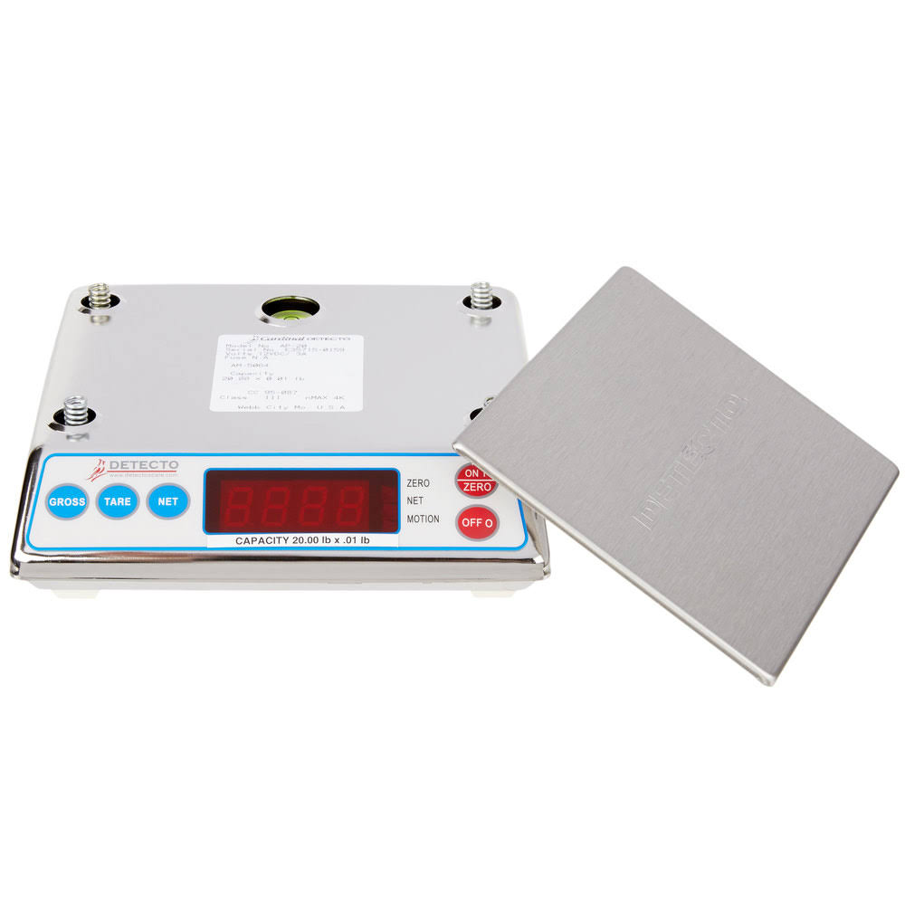All Purpose Scale, 20 lb Capacity, 6.75x22 x 5.25x22 AP-20