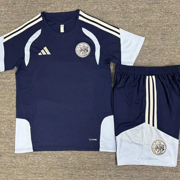 Ajax 26/27 Short Sleeves Training Suit - Dark Blue