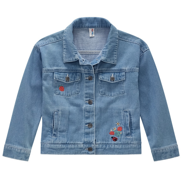 Topolino Mädchen Jeansjacke mit Stickereien