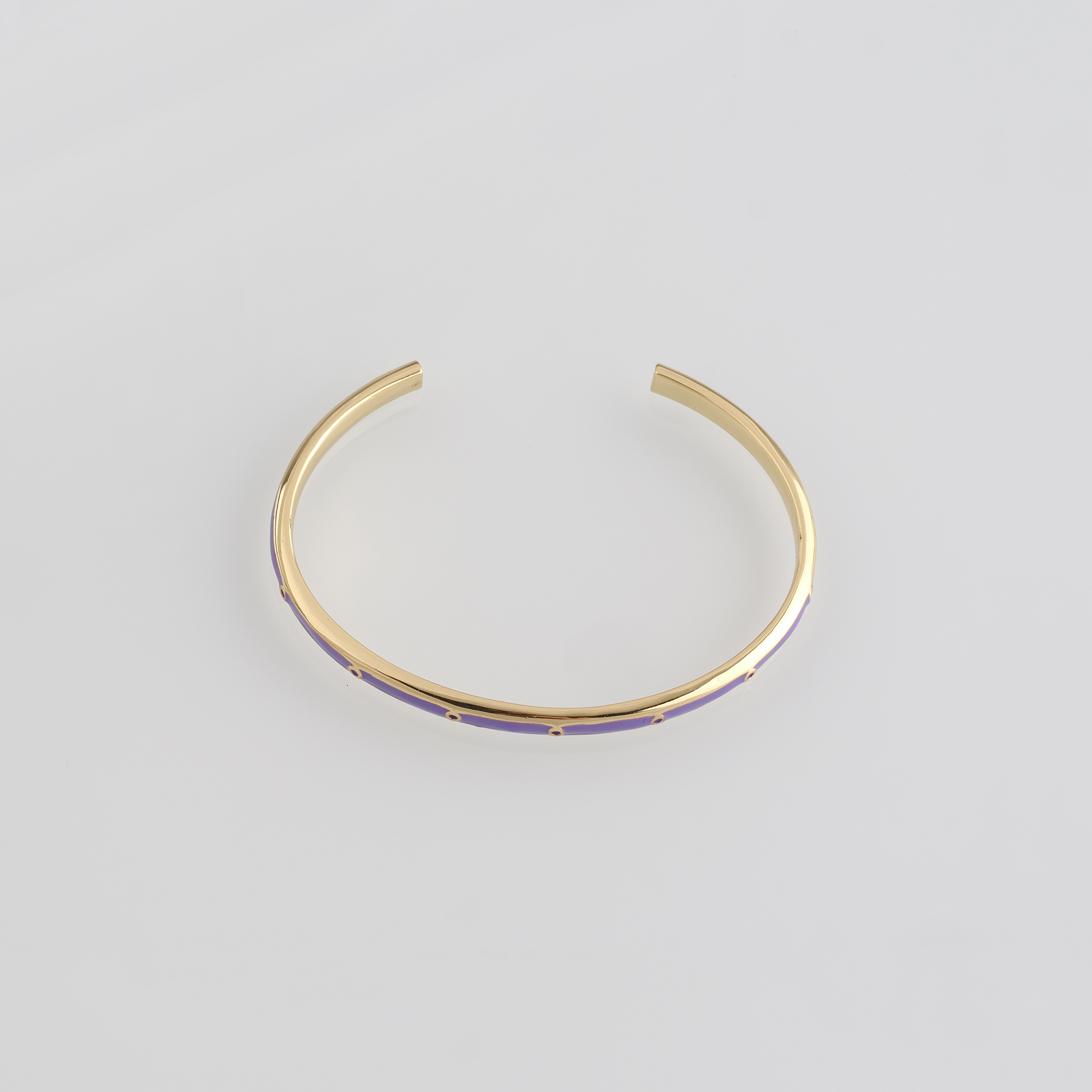 18K Gold Filled Bangle For Women,Enamel Bangle,Minimalist Bracelet,Cuff Bangle Bracelet,Everyday Bracelet,Gift for Her