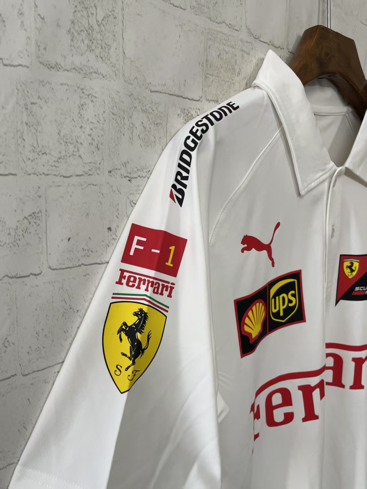 2026 F1 Polo Ferraria White S-3XL