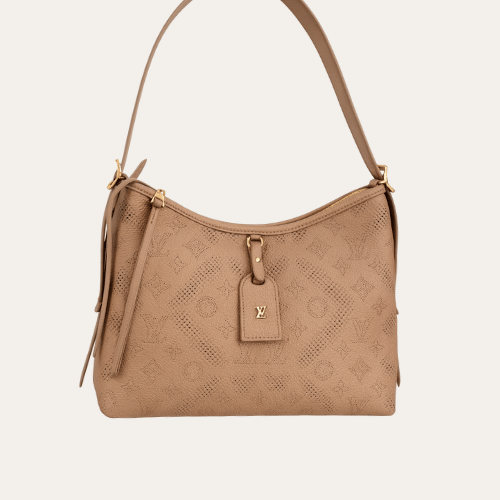 Louis Vuitton Carryall Monogram Empreinte Taupe 11.8 Inches