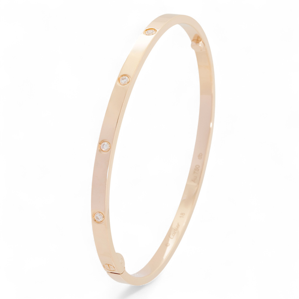Cartier Love Bracelet 18K Rose Gold Diamond B6079600