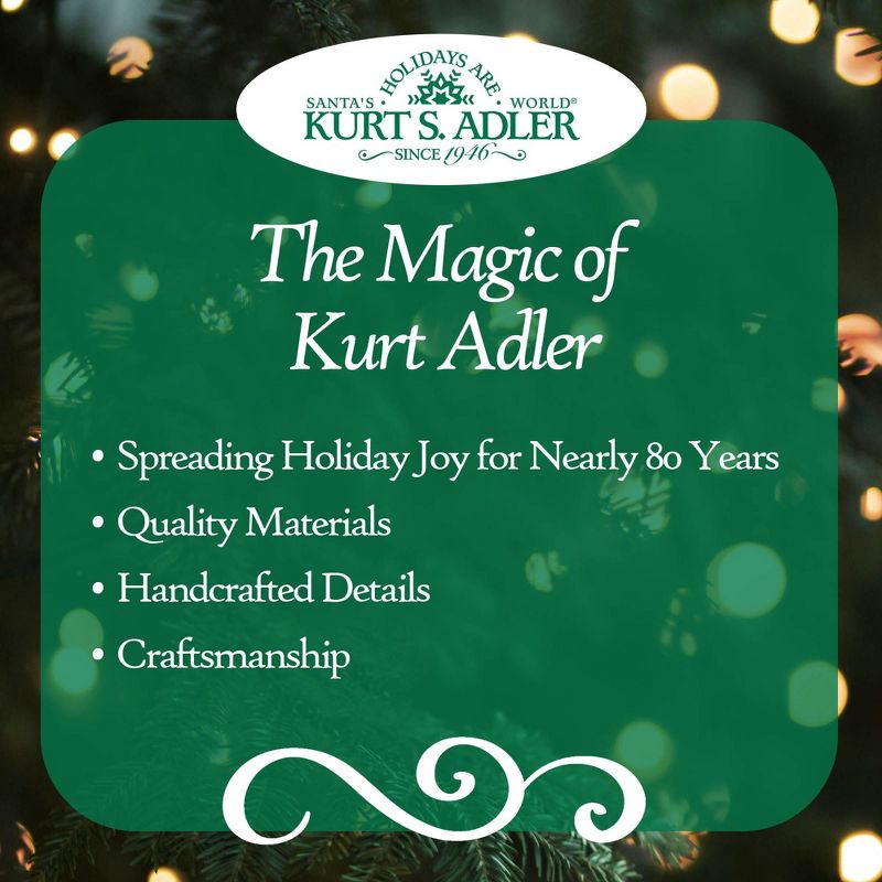 Kurt Adler Indoor Battery Operated 50 LED Multicolored Fairy Light Set with Timer, 19ft
