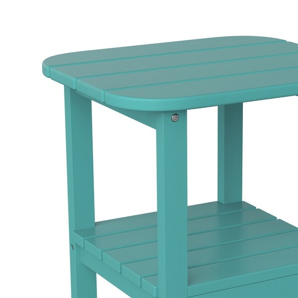 AllWeather Adirondack Style Patio Side Table