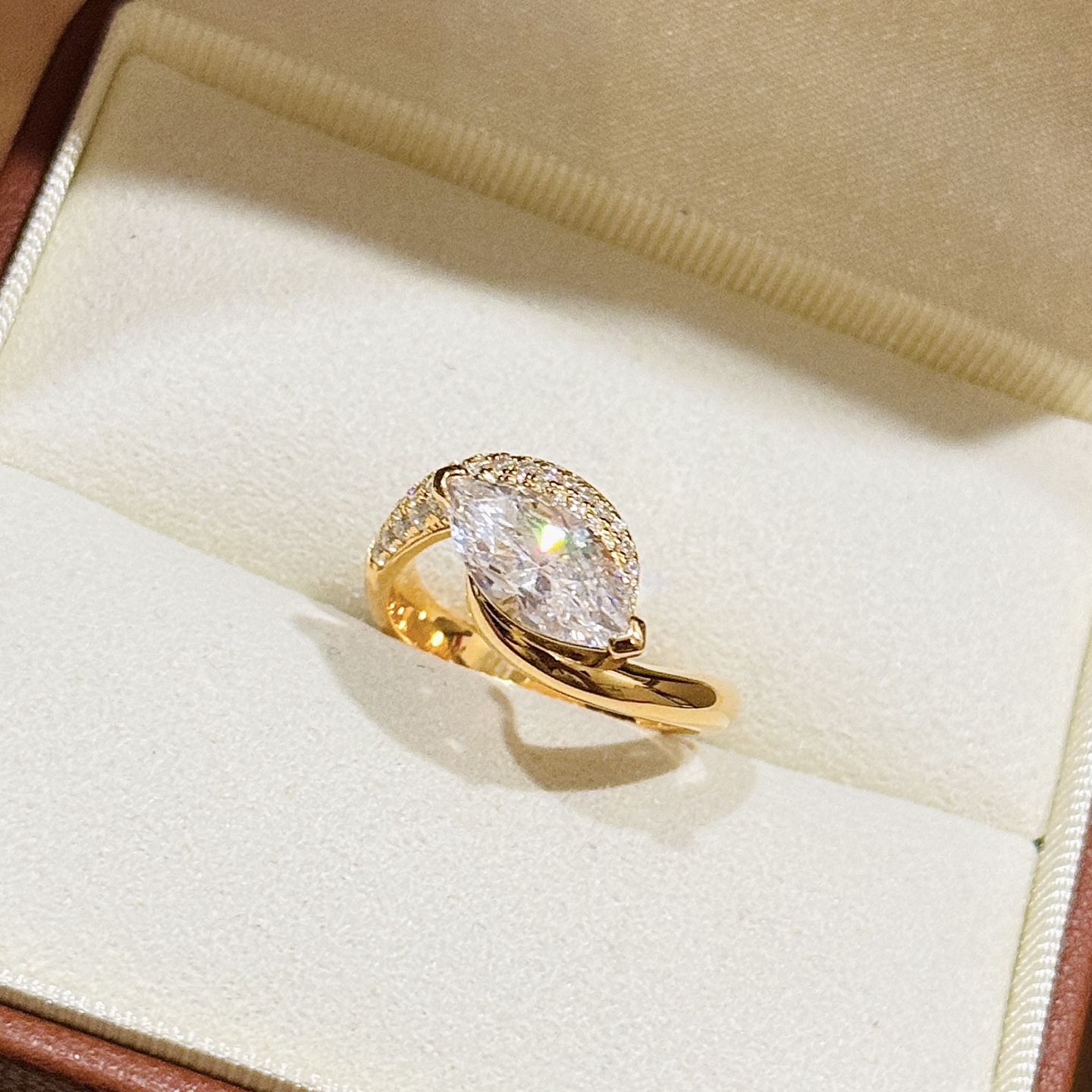 Wrapped Half Diamond Ring - cnluxepick