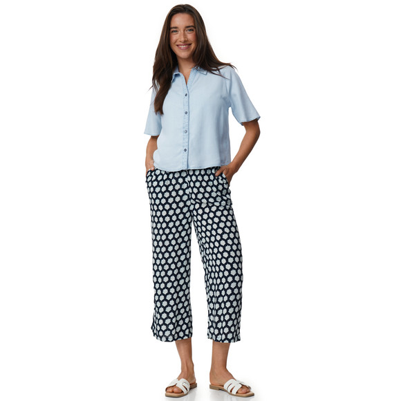 Gina Damen Bluse mit Knopfleiste