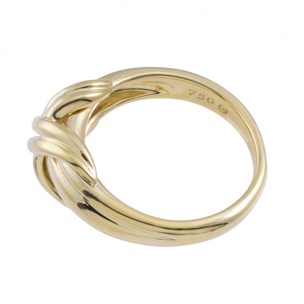 Tiffany & Co. Tiffany Signature Cross K18YG Yellow Gold Ring