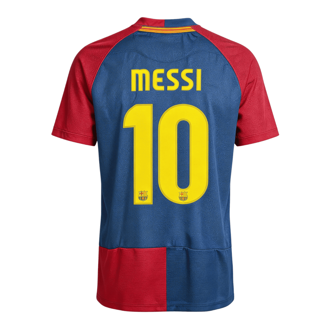 Retro Soccer Jersey MESSI #10 Barcelona Home 2008/09 - UCL Final - UCL
