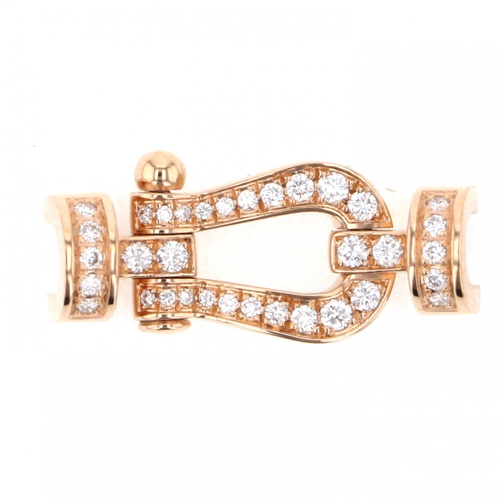 FRED Buckle Force 10 (mm) Full Diamond K18YG Yellow Gold Accessory 0B0074
