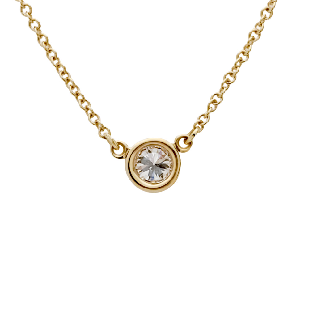 Tiffany & Co. By the Yard Necklace 18K Yellow Gold Diamond