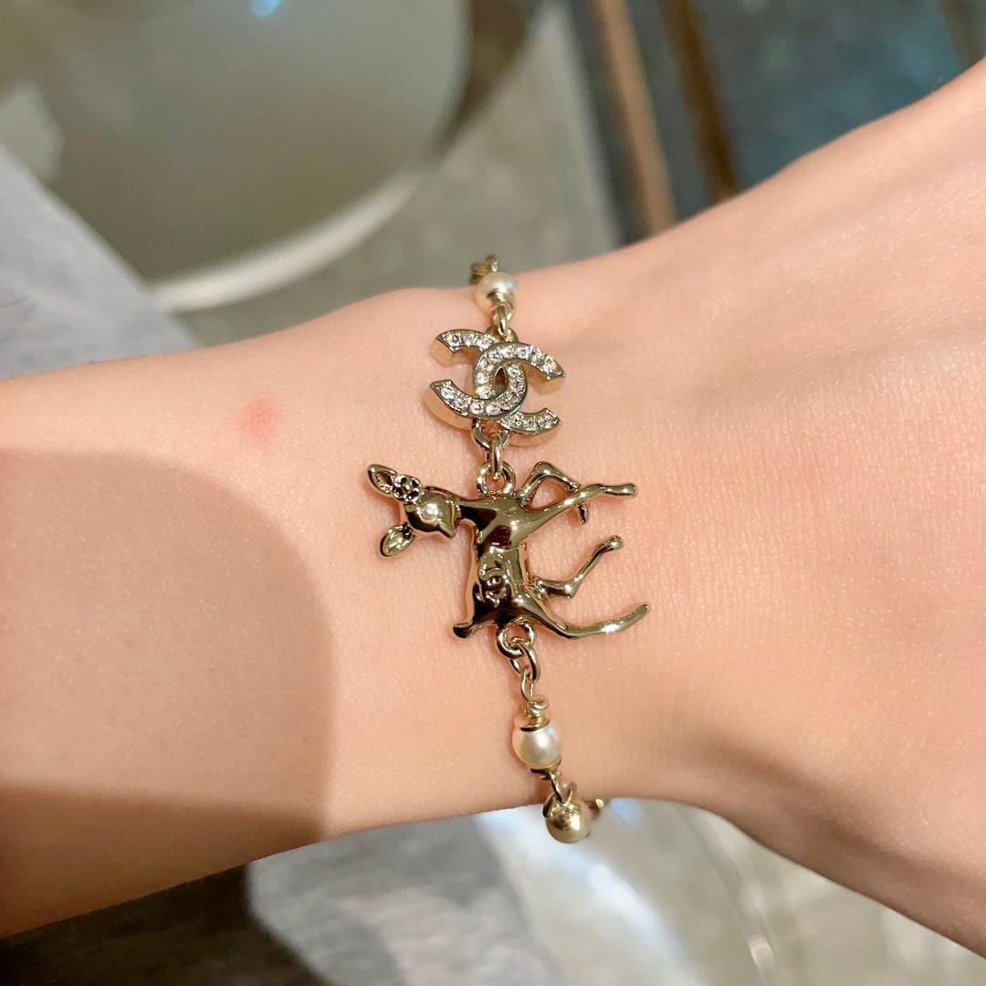 Chanel Deer Double C Bracelet - cnluxepick