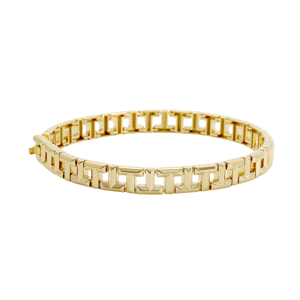 Tiffany & Co. Tiffany T True Narrow Bracelet L 18K Yellow Gold 62996439