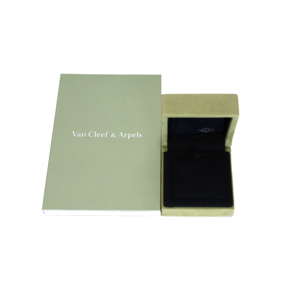 Van Cleef & Arpels Sweet Alhambra Necklace 18K White Gold Diamond VCARO85900