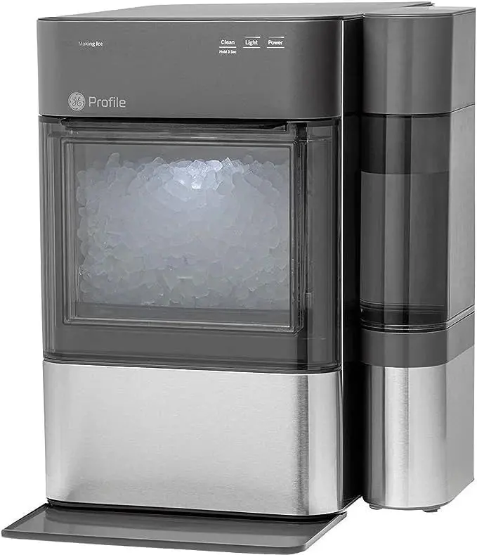 Smart Connected Nugget Ice Maker – Chewable Pellet Ice Machine with WiFi, 38-Pound Daily Yield, and Modern Stainless Design