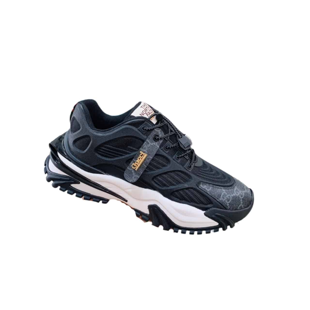 Gucci Gg Men?S Sneaker Rubber Leather Black