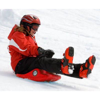 Zipfy Freestyle Mini Luge Snow Sled, Red