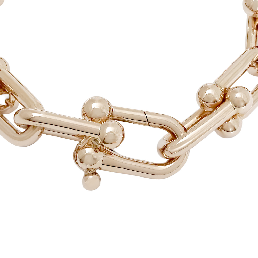 Tiffany & Co. Hardware Bracelet 18K Rose Gold