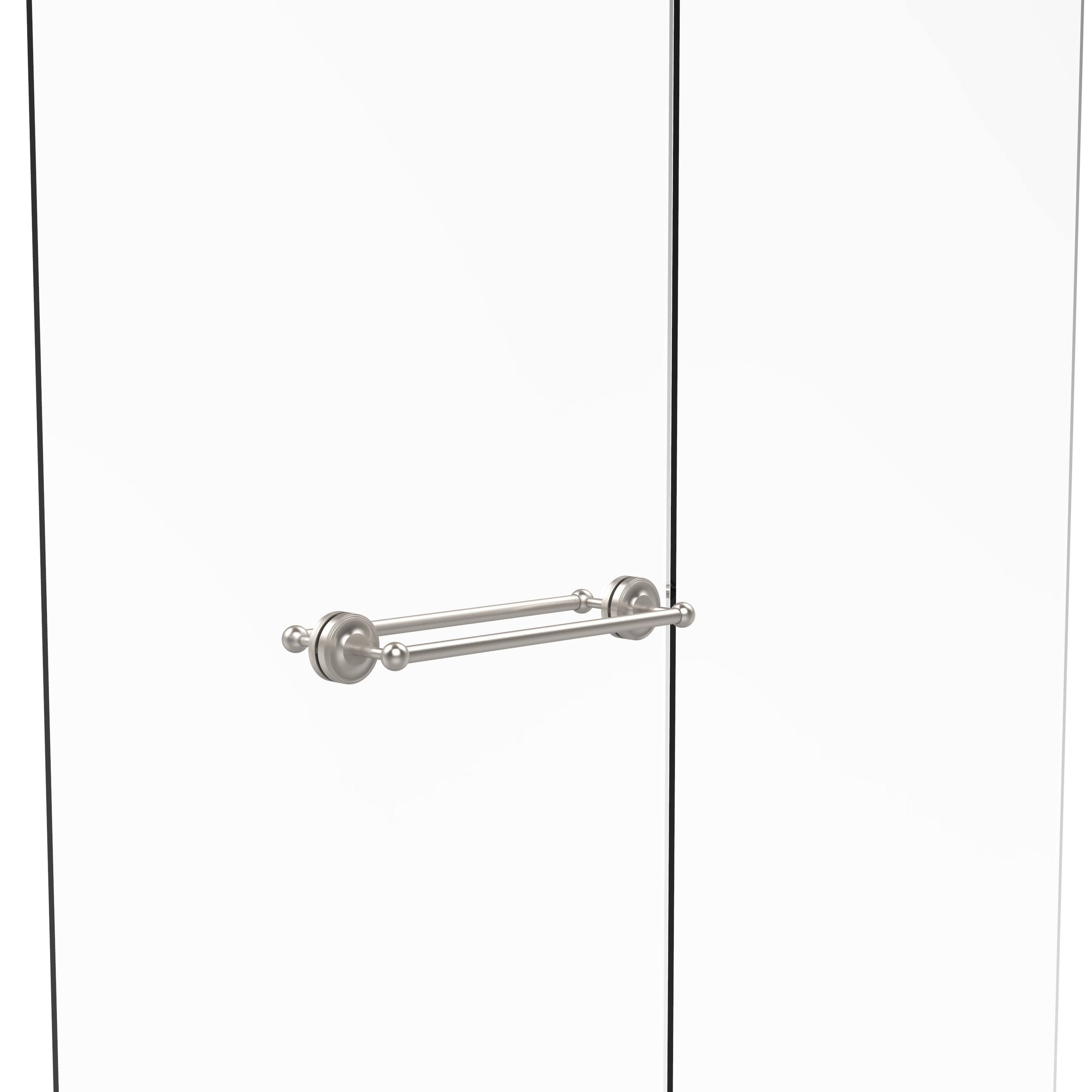 Allied Brass Prestige Regal Collection 18 inch Back to Back Shower Door Towel Bar Antique Brass
