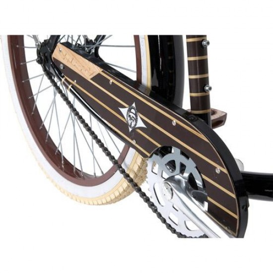 26″ Panama Jack Men’s Cruiser Bike, Gloss Black