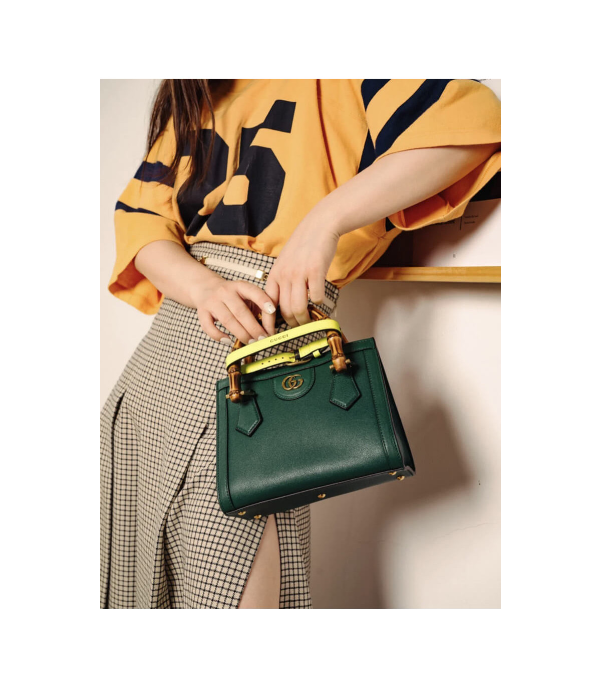 Gucci Diana Mini Tote Bag Green